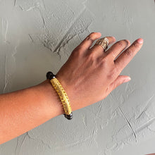 Load image into Gallery viewer, Black is Gold Bracelet