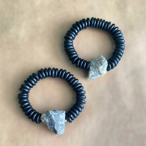 Black Labradorite Rocks Bracelet