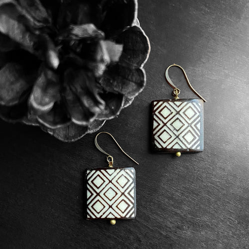 Holiday Quilted Earrings