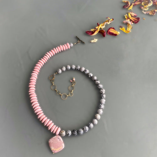 In the Balance (Rhodochrosite)