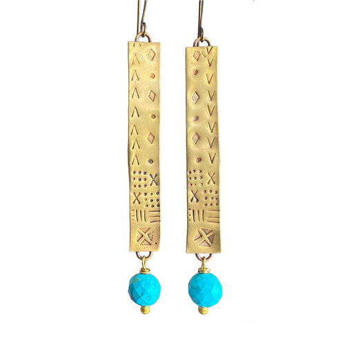 Mud & Mettle Turquoise Drops