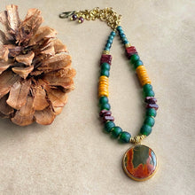 Load image into Gallery viewer, Holiday Necklace: Deep in the Forest