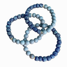 Load image into Gallery viewer, Pinstripe Blues Bracelet