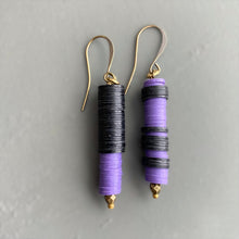 Load image into Gallery viewer, Purple Blocked Earrings (options)