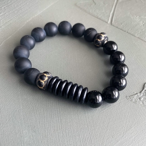 Black Bauble Bracelet