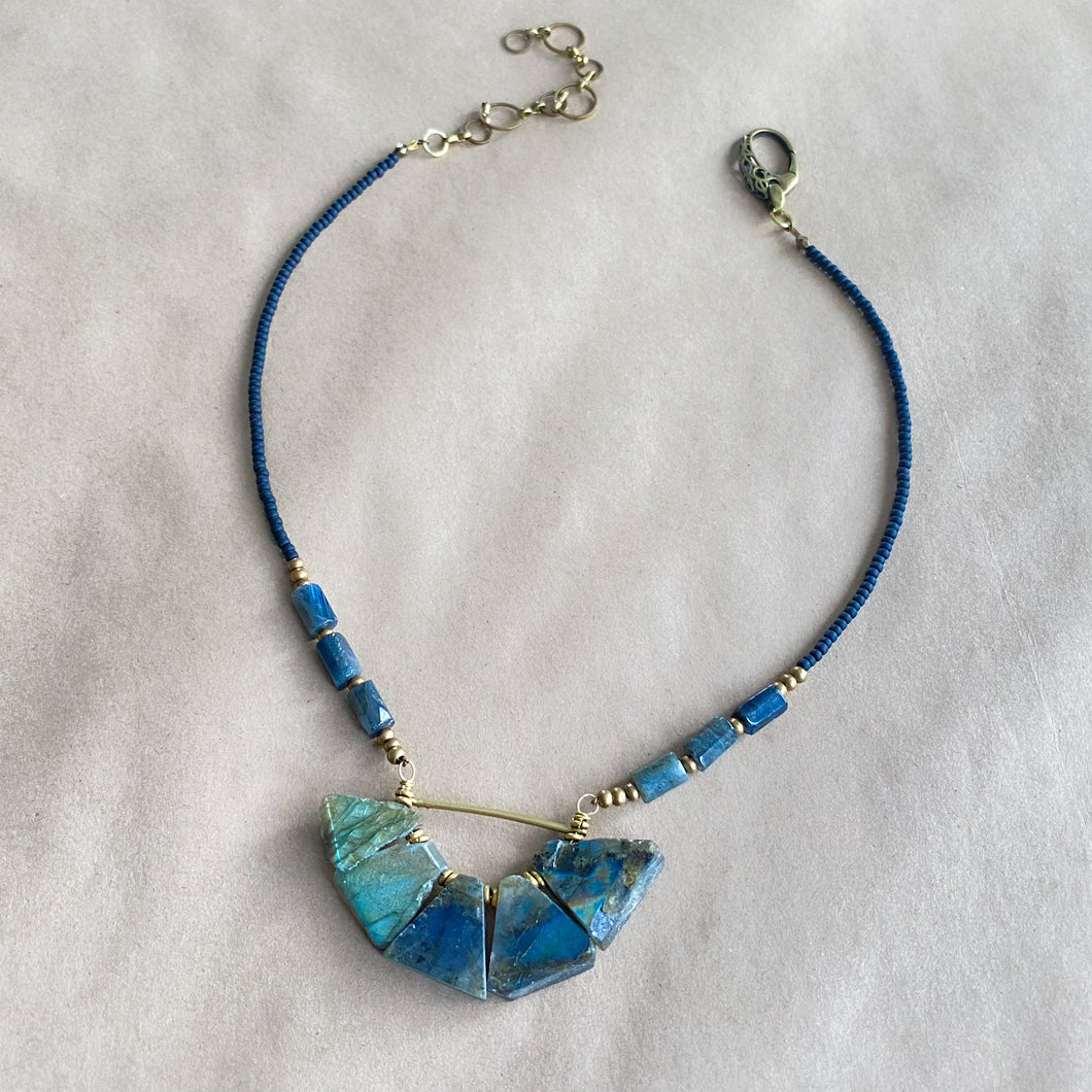 Fan Me Off Labradorite Necklace