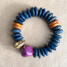 Load image into Gallery viewer, Purple Rhombus Beaded Bracelet