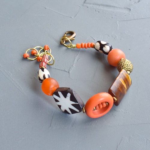 Star Orange Structural Bracelet