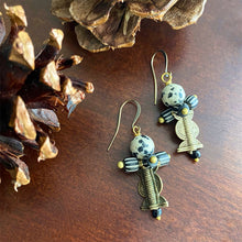 Load image into Gallery viewer, Spotted Weathervane Earrings