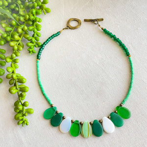 Green Petite Celebration Necklace 2.0– Final Payment