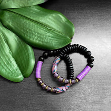 Load image into Gallery viewer, Autumn Royals Purple African Bracelet