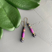Load image into Gallery viewer, Purple Mini Stack Earrings, Replacement Pair for SJ